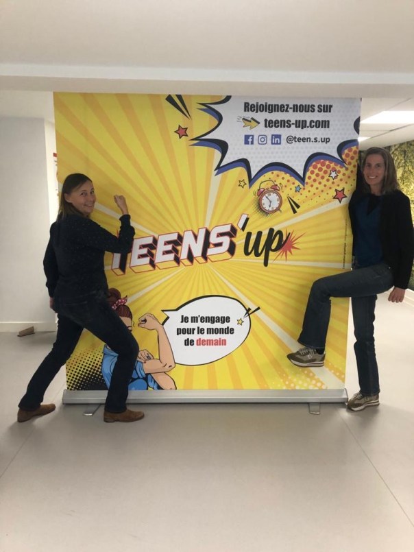 Pendant le tournage Teen's UP